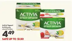 Longo's Activia Yogourt offer