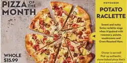 Longo's RACLETTE PIZZA offer