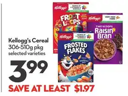 Longo's Kellogg's Cereal offer