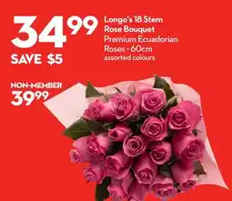 Longo's Longo's 18 Stem Rose Bouquet offer