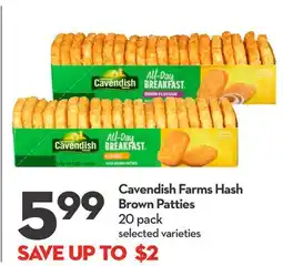 Longo's Cavendish Farms Hash Brown Patties offer