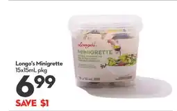 Longo's Minigrette offer