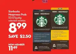 Longo's Starbucks Nespresso Pods offer