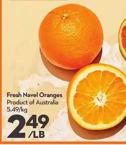 Longo's Fresh Navel Oranges offer