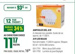 BMR AMPOULES DEL A19 offer