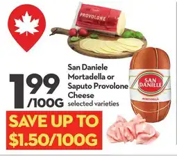 Longo's San Daniele Mortadella or Saputo Provolone Cheese offer