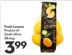 Longo's Fresh Lemons offer