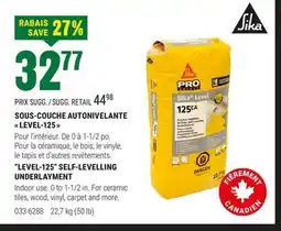 BMR SOUS-COUCHE AUTONIVELANTE LEVEL-125 offer