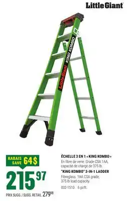 BMR ÉCHELLE 3 EN 1  KING KOMBO  offer