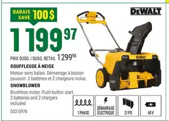 BMR SOUFFLEUSE À NEIGE offer