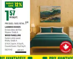 BMR LAMBRIS EN BOIS offer