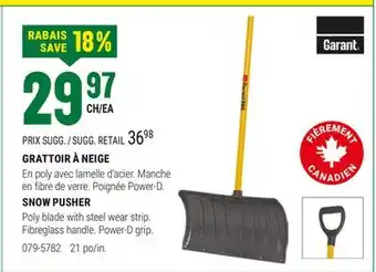 BMR GRATTOIR À NEIGE offer