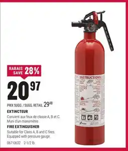 BMR EXTINCTEUR offer