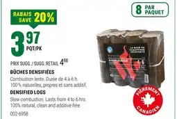 BMR BÛCHES DENSIFIÉES offer