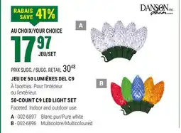 BMR JEU DE 50 LUMIÈRES DEL C9 offer