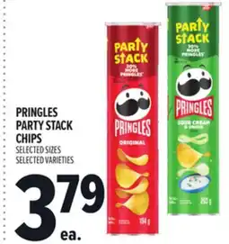 Metro PRINGLES PARTY STACK CHIPS offer
