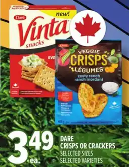 Metro DARE CRISPS OR CRACKERS offer