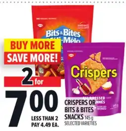 Metro CRISPERS OR BITS & BITES SNACKS offer