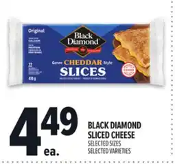 Metro BLACK DIAMOND SLICED CHEESE offer