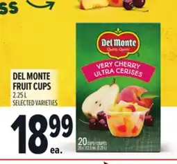 Metro DEL MONTE FRUIT CUPS offer