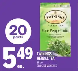Metro TWININGS HERBAL TEA offer