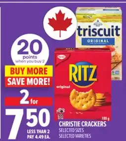 Metro CHRISTIE CRACKERS offer