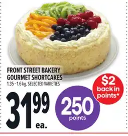Metro FRONT STREET BAKERY GOURMET SHORTCAKES offer