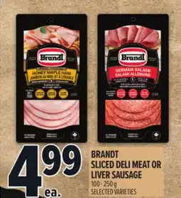 Metro BRANDT SLICED DELI MEAT OR LIVER SAUSAGE offer