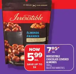 Metro IRRESISTIBLE CHOCOLATE COVERED ALMONDS offer
