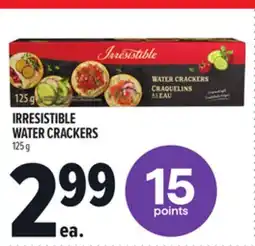 Metro IRRESISTIBLE WATER CRACKERS offer