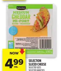 Metro SELECTION SLICED CHEESE offer