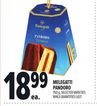 Metro MELEGATTI PANDORO offer