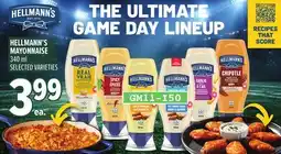 Metro HELLMANN'S MAYONNAISE offer