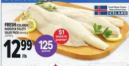 Metro FRESH ICELANDIC HADDOCK FILLETS offer