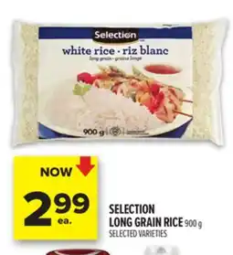 Metro SELECTION LONG GRAIN RICE offer