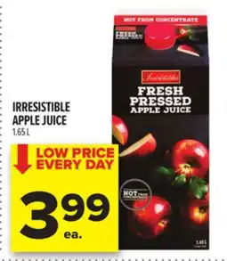 Metro IRRESISTIBLE APPLE JUICE offer
