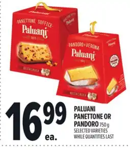 Metro PALUANI PANETTONE OR PANDORO offer