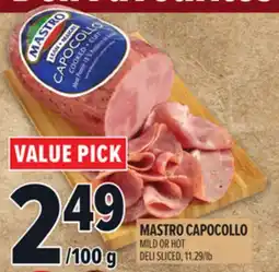 Metro MASTRO CAPOCOLLO offer