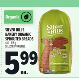 Metro SILVER HILLS BAKERY ORGANIC SPROUTED BREADS offer