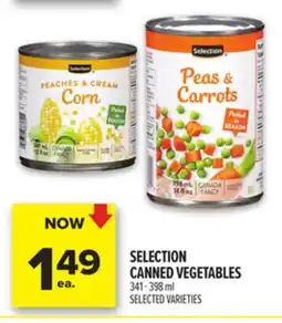 Metro SELECTION CANNED VEGETABLES offer