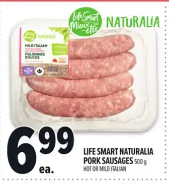Metro LIFE SMART NATURALIA PORK SAUSAGES offer