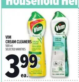 Metro VIM CREAM CLEANERS offer