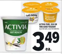Metro ACTIVIA TUBS, SILK OR TWO GOOD YOGOURT offer
