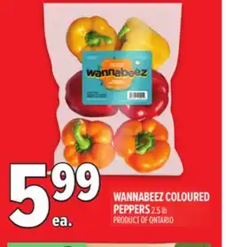 Metro WANNABEEZ COLOURED PEPPERS offer