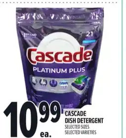 Metro CASCADE DISH DETERGENT offer