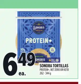 Metro SONORA TORTILLAS offer