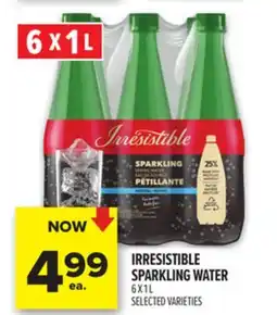 Metro IRRESISTIBLE SPARKLING WATER offer
