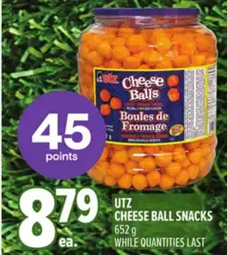 Metro UTZ CHEESE BALL SNACKS offer