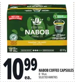 Metro NABOB COFFEE CAPSULES offer