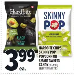 Metro HARDBITE CHIPS, SKINNY POP POPCORN OR SMART SWEETS CANDY offer